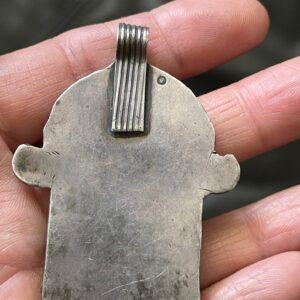 Berber Antique Vintage Silver HAMZA Pendants Big Necklace