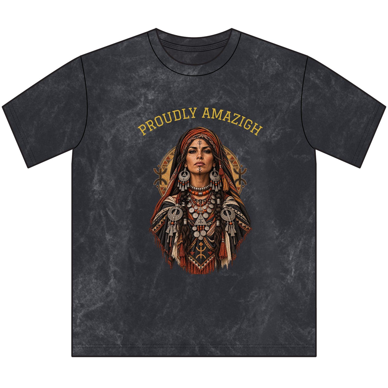 Berber Proudly Graphic Tee North African Heritage Shirt