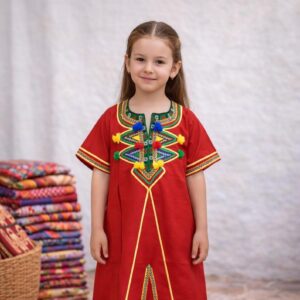Berber Girl Outfit Traditional Dress Set Caftan Kaftan