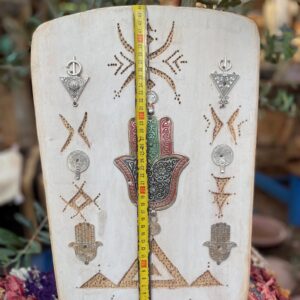 Berber Handmade Willow Wood Hamsa Wall Decor Symbols Boho Art