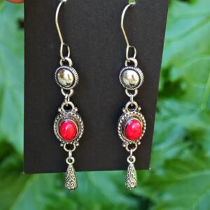 Amazigh Magnifiques boucles d oreilles kabyles métal Earrings