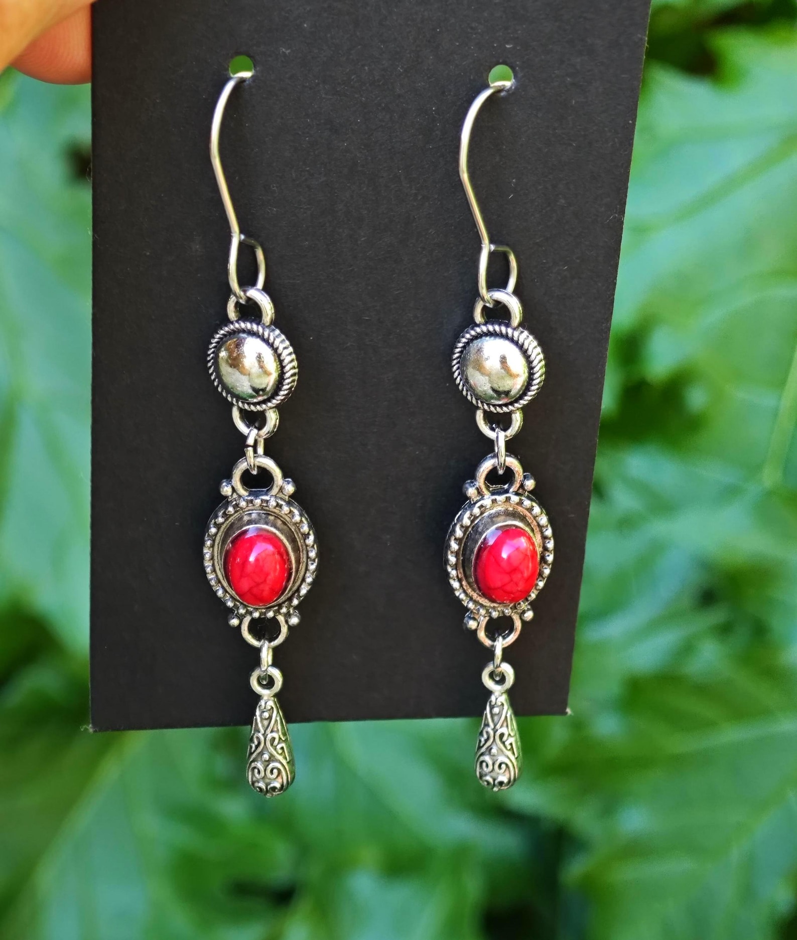 Amazigh Magnifiques boucles d oreilles kabyles métal Earrings