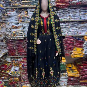 Berber Handmade Souss Dress Set With Tiara Cape