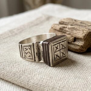 Amazigh Bague en argent Tribal Touareg Berbère Ring