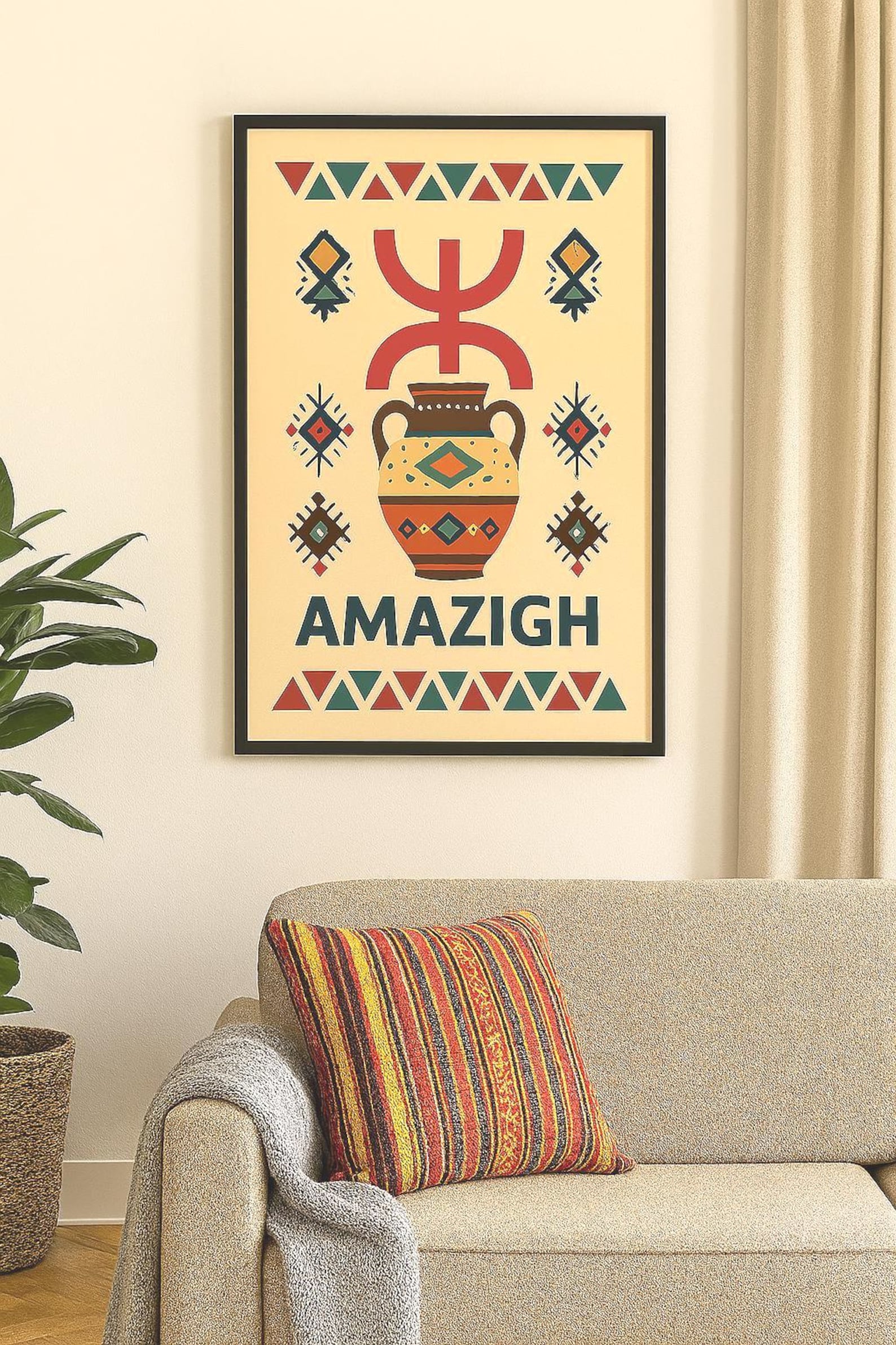 Amazigh Pack of 2 Printable Poster Wall Art Designs