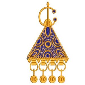 Berber Tazerzit Fibula Embroidery Design Digital Machine File