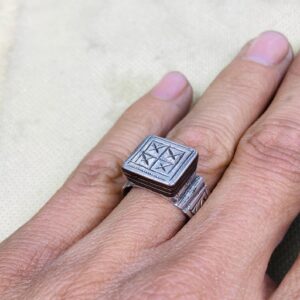 Amazigh Bague en argent Tribal Touareg Berbère Ring