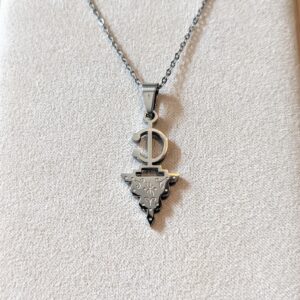 Amazigh Collier berbère femme Tizerzit ethnique- bijoux Necklace