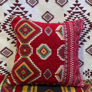Berber Cushion Cover Cotton Chenille Pattern Boho Pillow