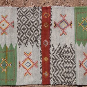 Berber Handmade Wool Runner Rug Authentic Kilim Hallway Carpet
