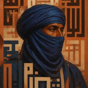 Amazigh Berber Culture Sahara Desert Print Set of 6 Wall Art