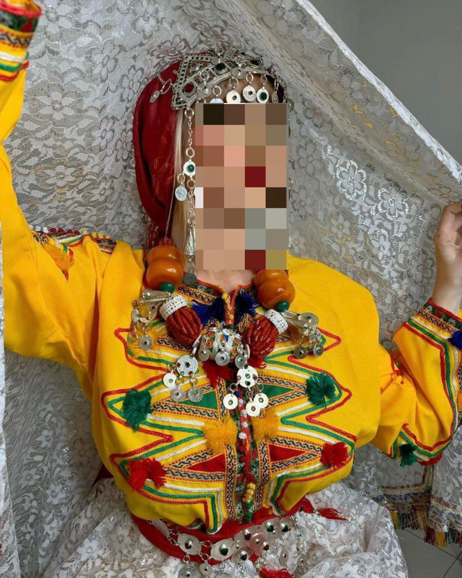 Berber Handmade Wedding Outfit North African Bridal Attire