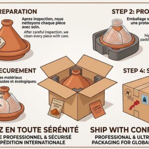 Amazigh Authentic Clay Tajine Traditional Unglazed Terracotta Tagine