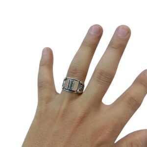 Amazigh Handmade Silver Authentic Jewelry Ring from Tiznit