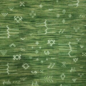 Berber Green Authentic Wool Tribal Boho Living Rug