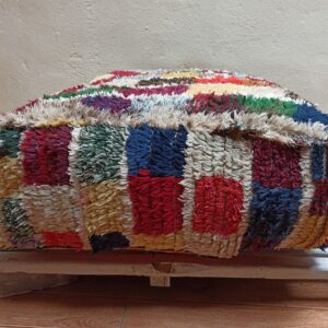 Berber hand made ' pouf ' pouf cover '' pouf