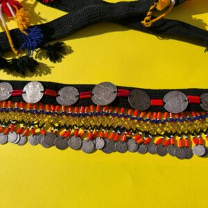 Berber Authentic Vintage Handmade Antique Silver Coins Necklace