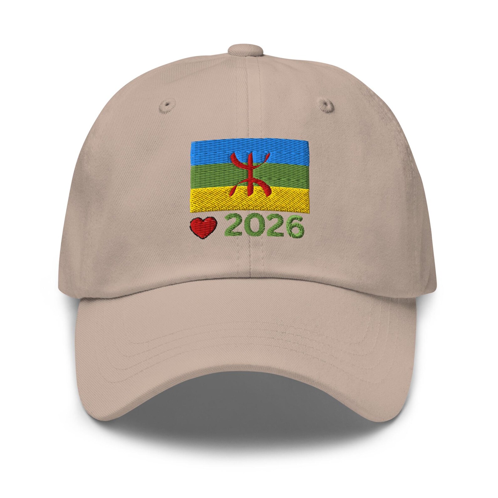 Berber Flag Embroidered Pride Dad Hat Cap for Everyday Heritage Style Use