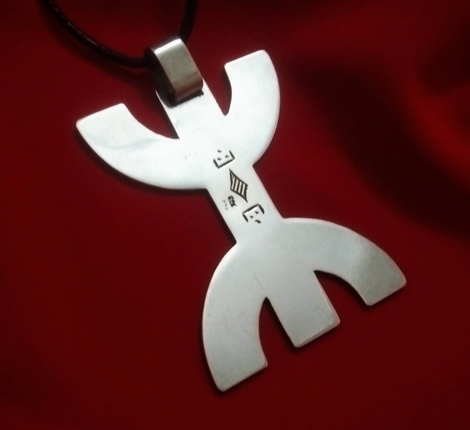Amazigh Tifinagh Collier Pendentif Bijoux Berbère Ethnique Necklace