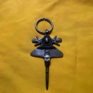 Berber Antique Silver Fibulae Tribal Khella Ring Set