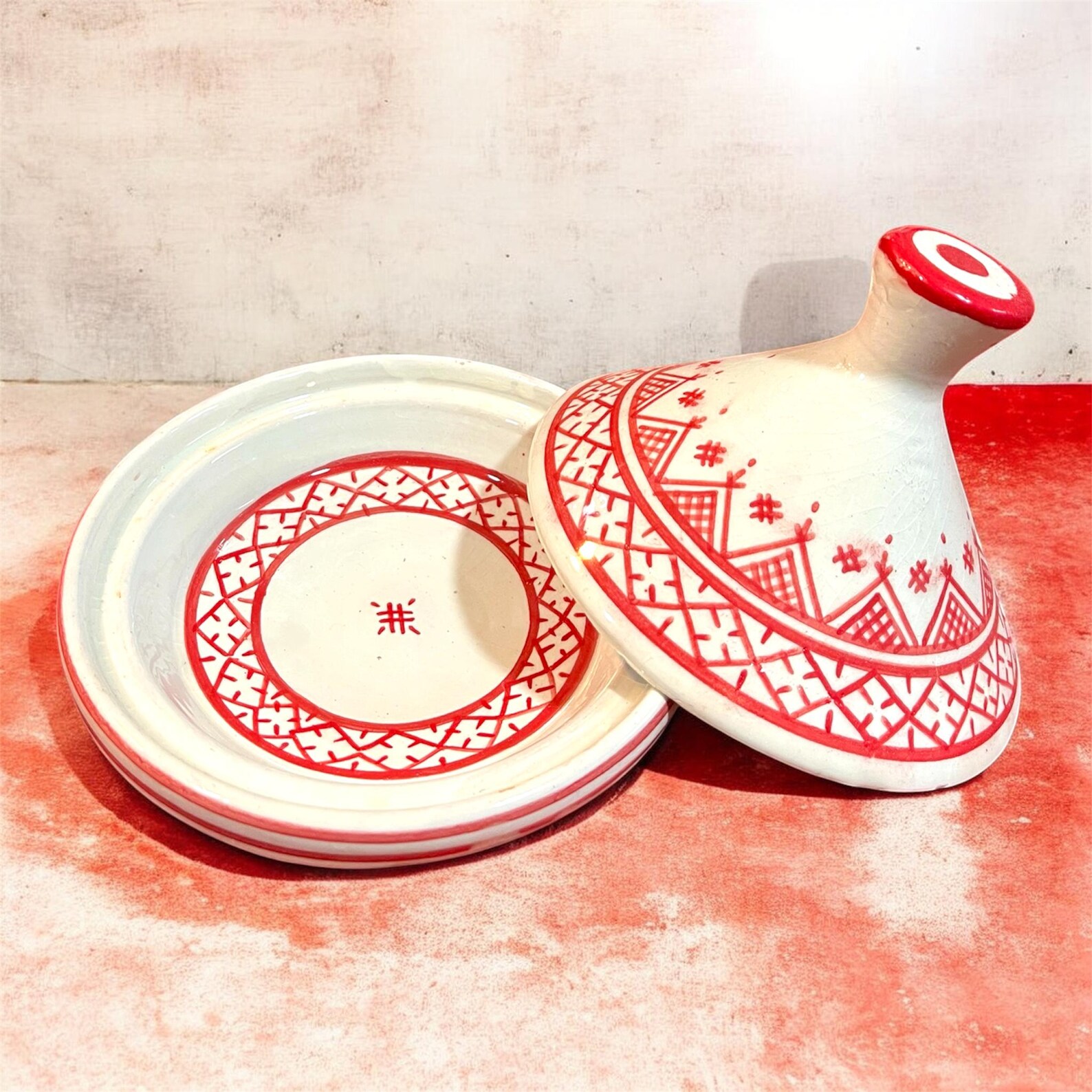 Berber Handmade Mini Traditional Ceramic Pottery Decorative Tagine