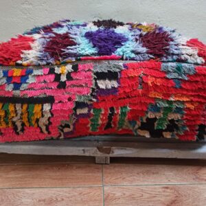 Berber hand made ' pouf ' pouf cover '' pouf