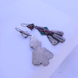 Berber Handcrafted Silver Earrings for Everyday Personal Jewelry Styling