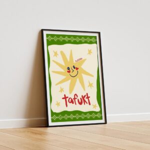 Amazigh Tamazight Tafukt Ayyur Sun Moon Print Digital Download Wall Art