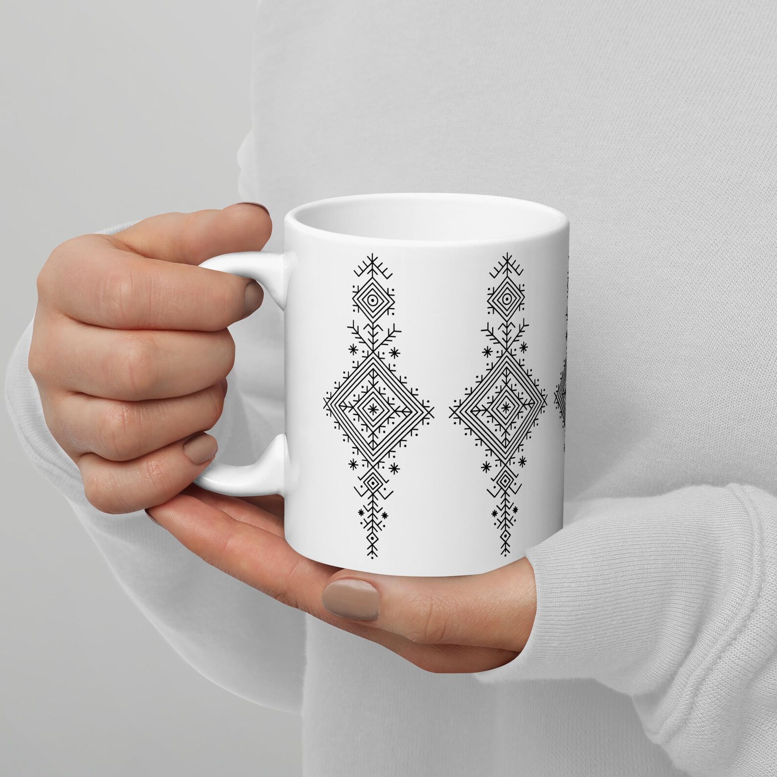 Berber Symbol Mug White Kitchen Dining Drinkware for and Use
