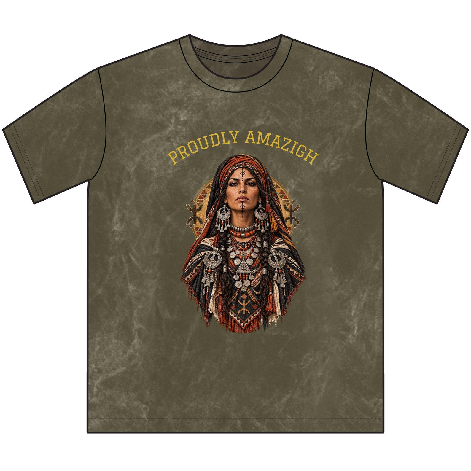 Berber Proudly Graphic Tee North African Heritage Shirt