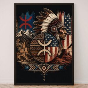 Berber American Heritage PNG Shirt for Everyday Personal Clothing Styling