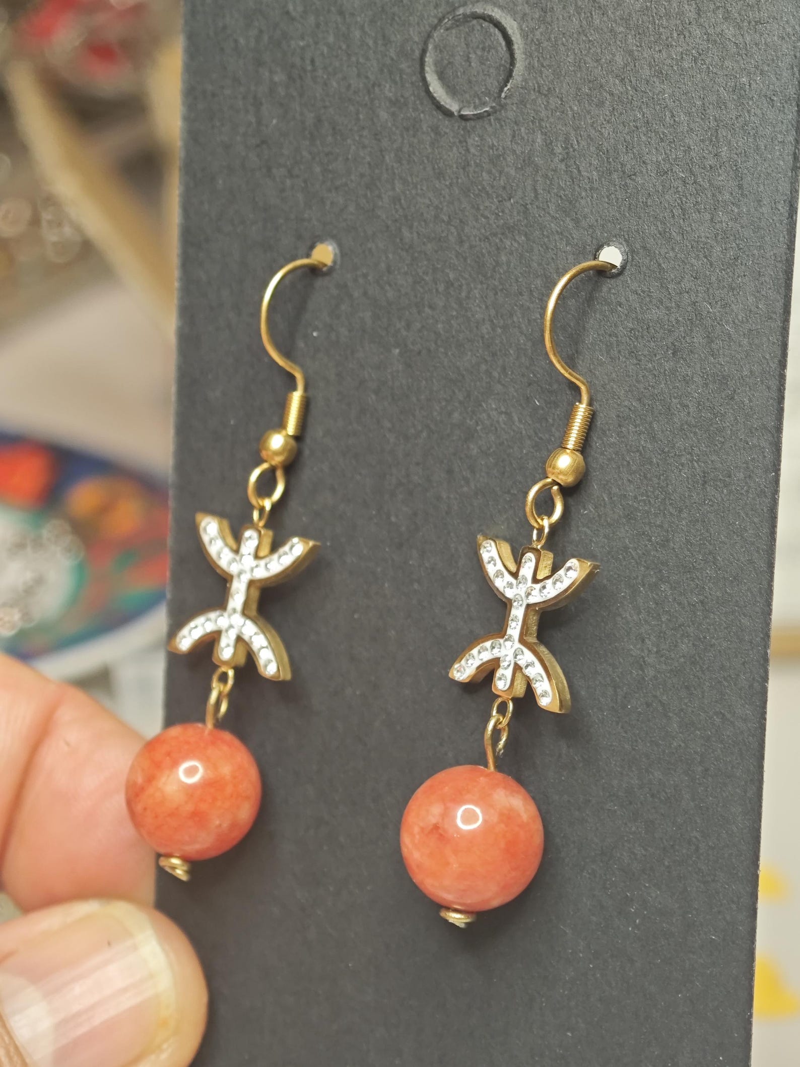 Amazigh Boucles d oreilles YAZ tifinagh acier inoxydable