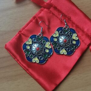 Amazigh Earrings couleurs traditionnelles kabyles berbère in acier inoxydables