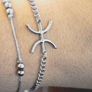 Amazigh Yaz Symbol Stainless Steel Bracelet Heritage Jewelry
