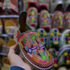 Amazigh Handmade Leather EU 36-44 White Black slippers