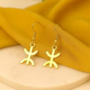Amazigh Boucles d oreilles YAZ tifinagh Adaptation moderne