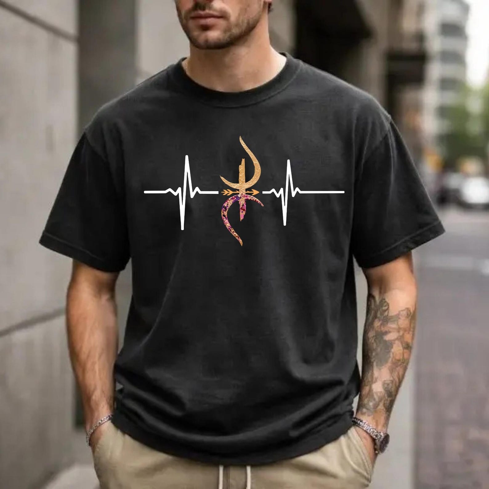 Berber Kabyle Tifinagh Amazigh Yaz Symbol Cultural T-Shirt