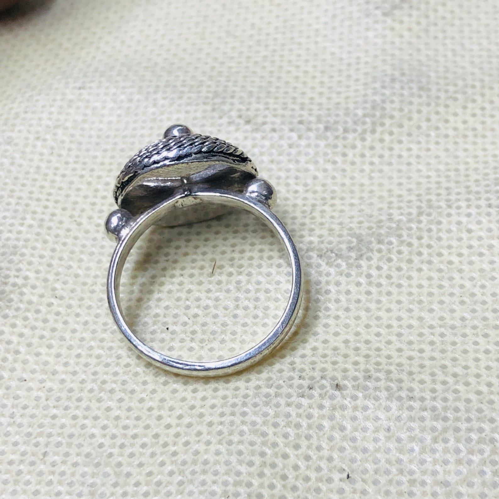 Amazigh Gravure amazighe Ring Silver Tribal Touareg Berbère