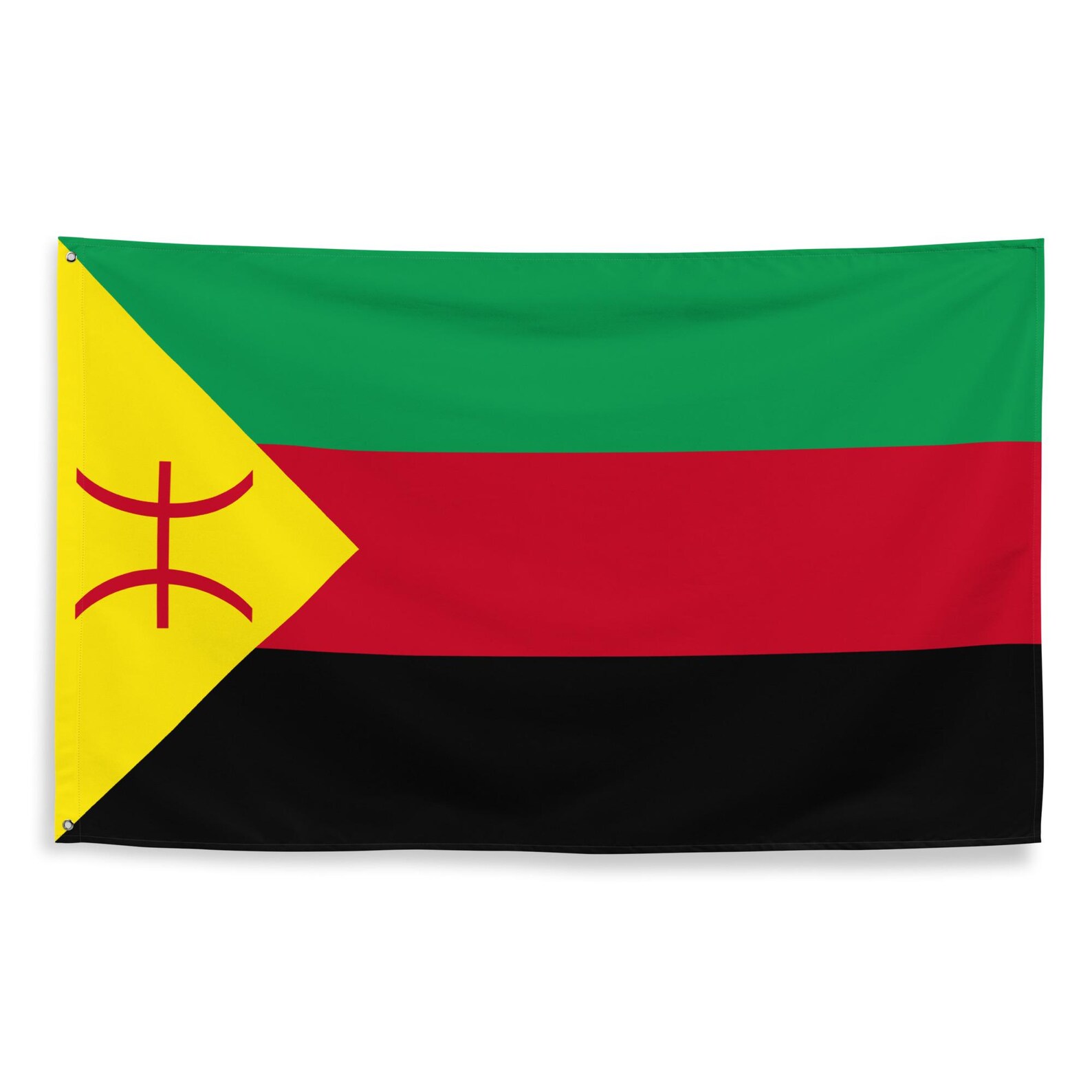 Amazigh Tuareg Flag 3x5 - Wall Art for Everyday Heritage Style Use