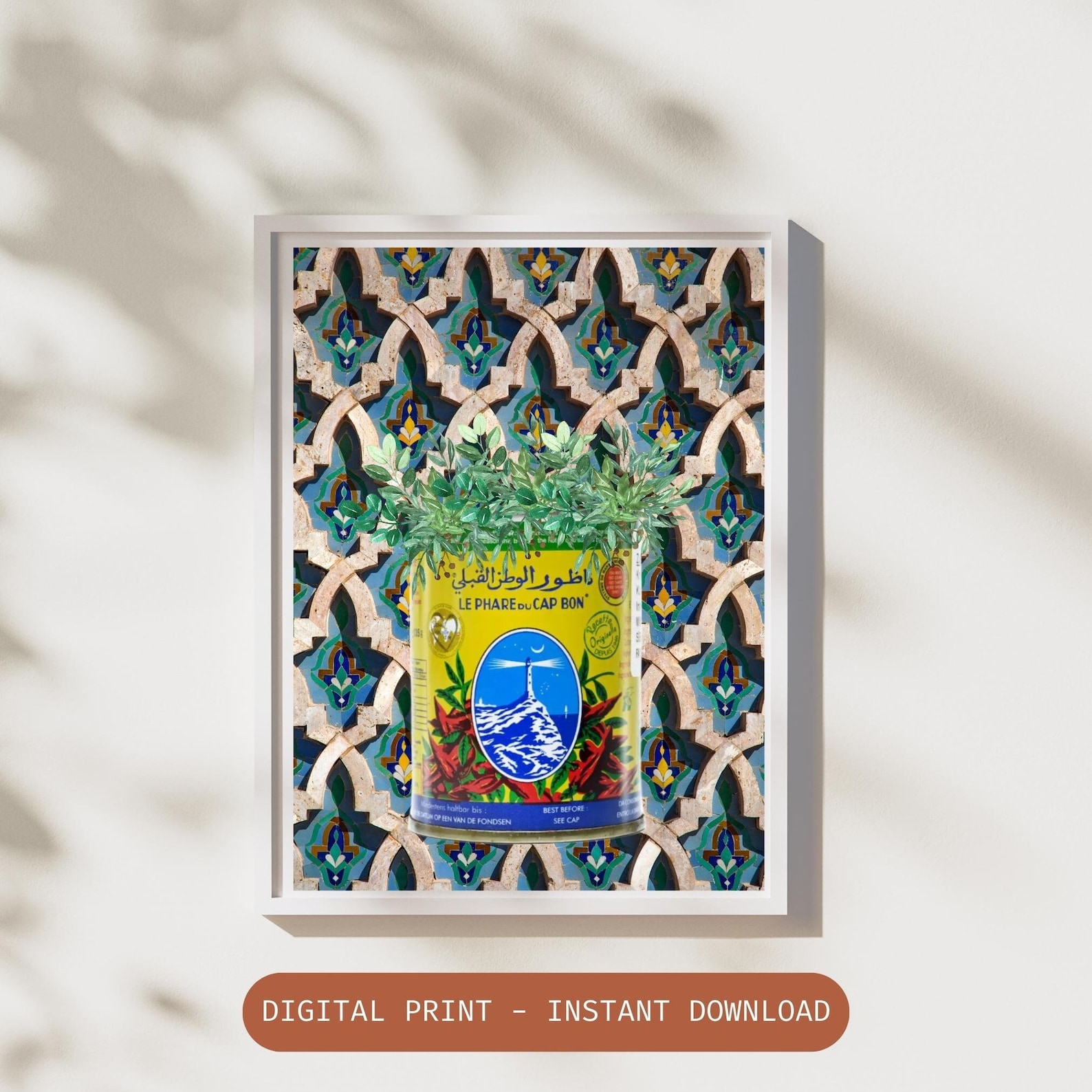 💾 Amazigh Harissa Art Print Tunisian Wall Decor Artwork