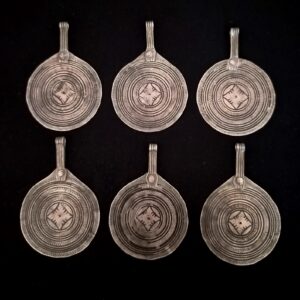 Amazigh Antique Silver Pendant Set For Necklace lot