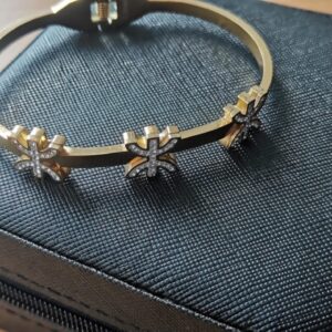 Amazigh Jonc Bracelet with Three YAZ Symbol Details