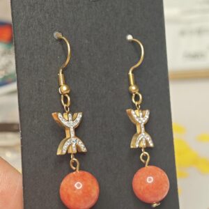 Amazigh Boucles d oreilles YAZ tifinagh acier inoxydable