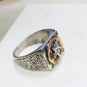 Handmade Berber Tuareg Engraved 925 Sterling Silver Adjustable Ring