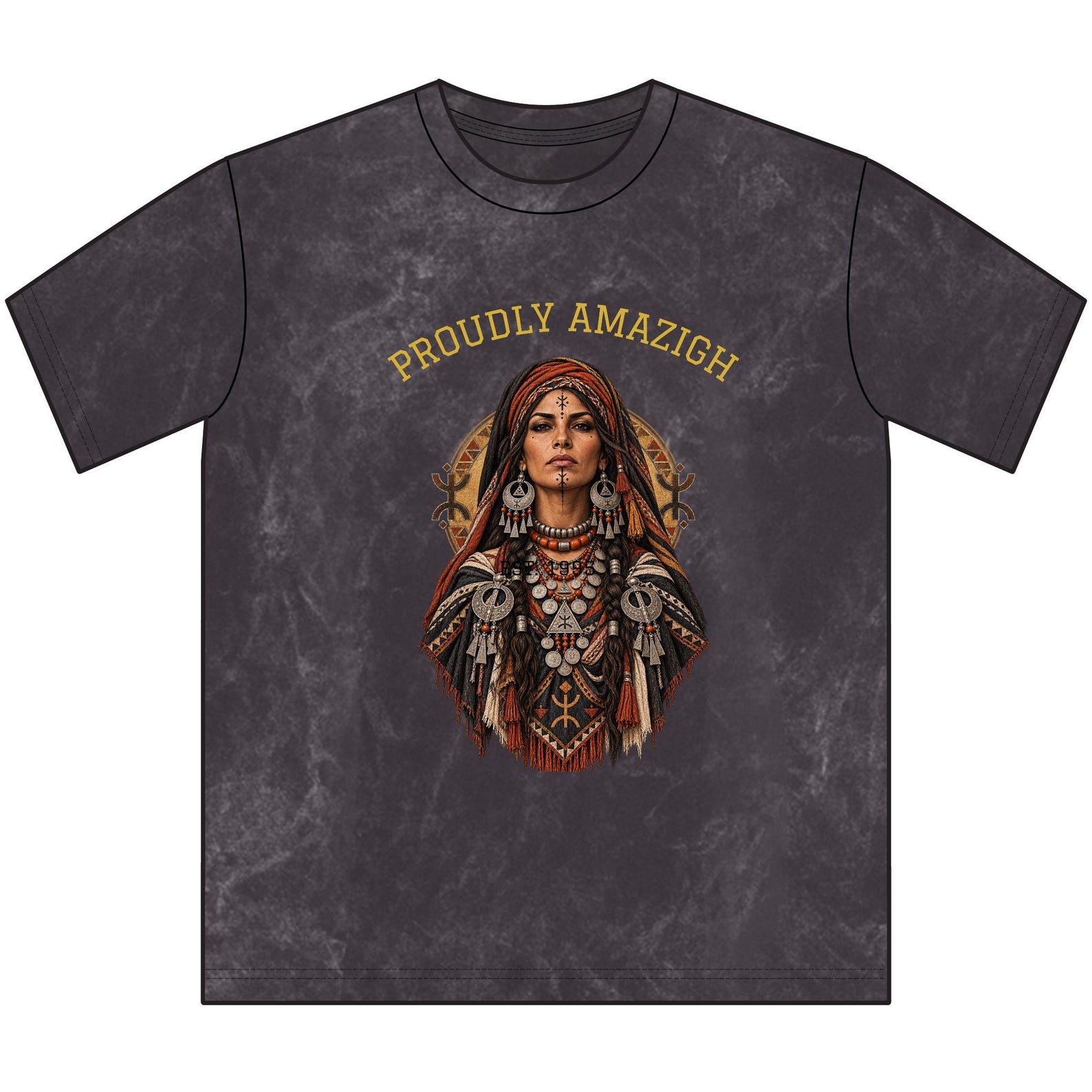 Berber Proudly Graphic Tee North African Heritage Shirt