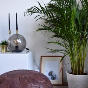 Amazigh Premium XL Scandinavian Leather Brown Chocolate Pouf