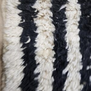 Berber Handwoven Maroccan Authentic Wool Carpet Geometric Rug