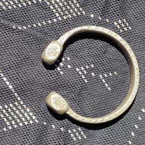 Amazigh Antique Silver Eye Amulet Bracelet for Jewelry Styling