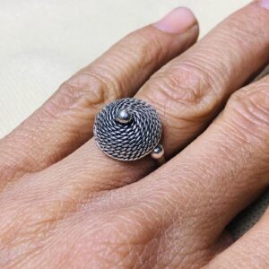 Amazigh Gravure amazighe Ring Silver Tribal Touareg Berbère