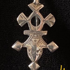 Amazigh Tuareg High Grade Silver Signed Niger Cross Bookmark